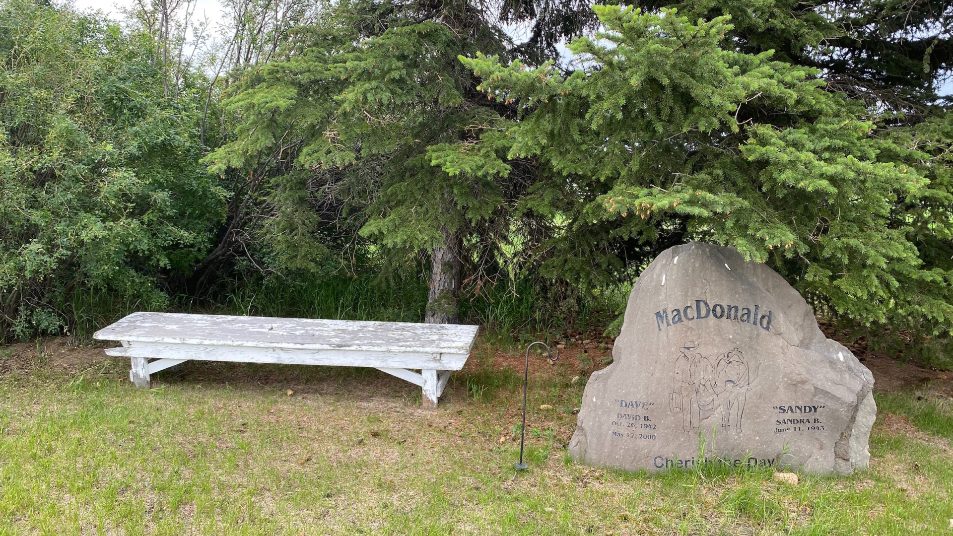 Dalemead Cemetery bench
