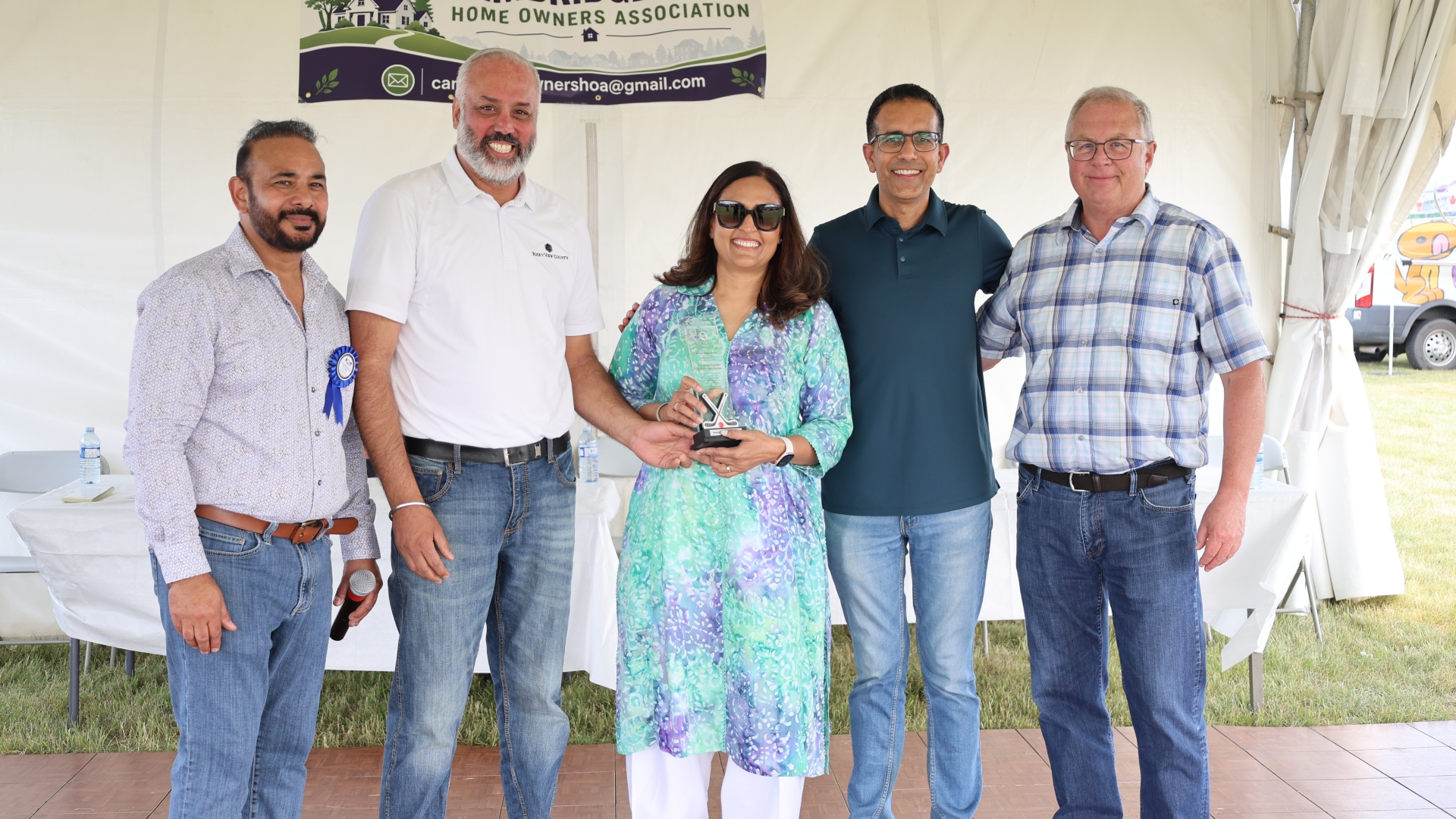 Fateh Singh Ranu's parents accepted the award on his behalf.