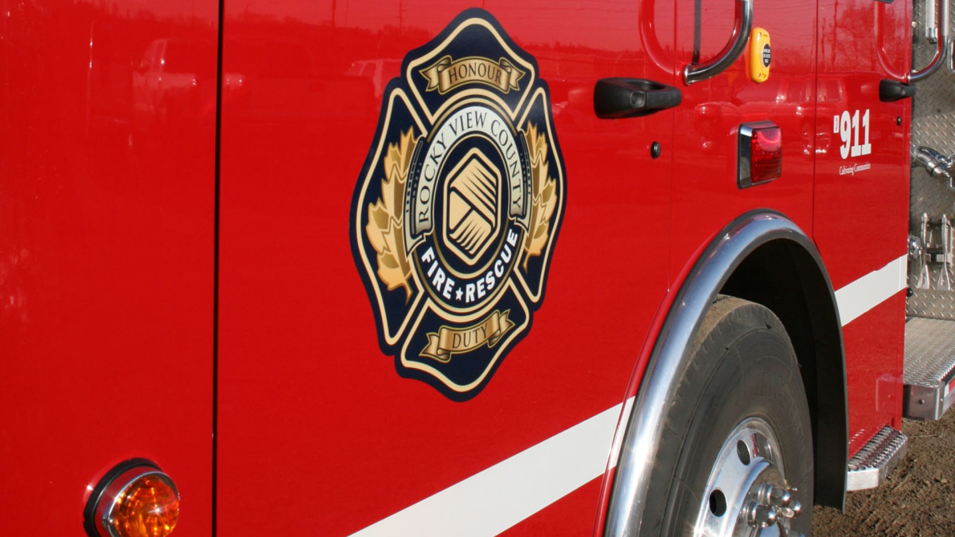 fire truck door