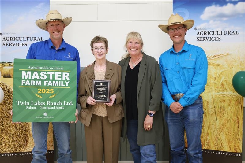 Photo features (left to right): Phil Norregaard, Patricia Ralston, Brenda Ralston, Mark Norregaard