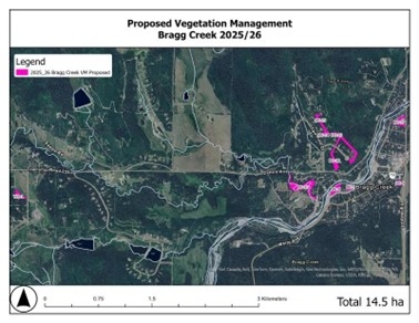 Proposed vegetation management map