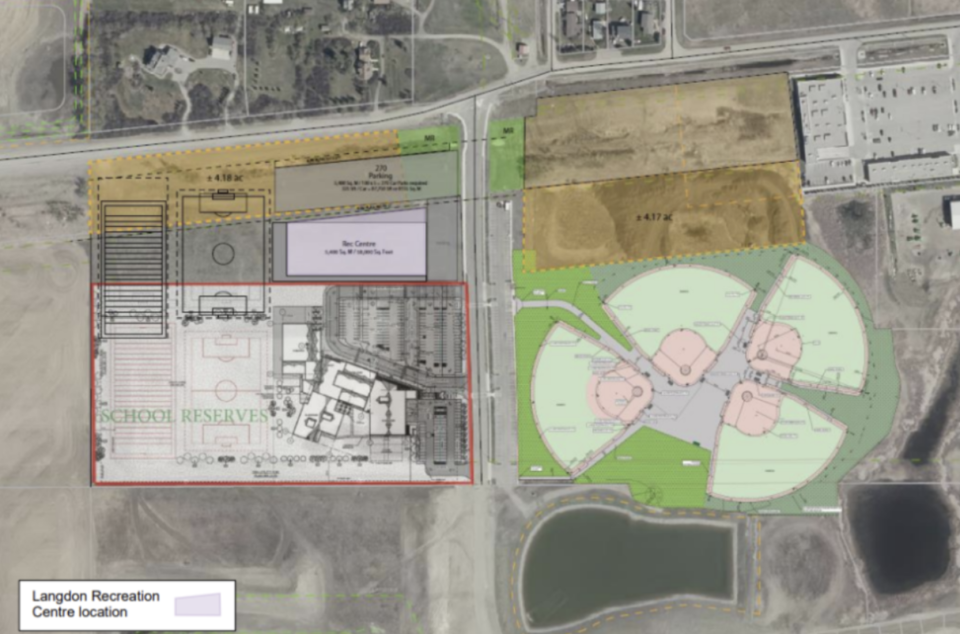 Langdon recreation center map