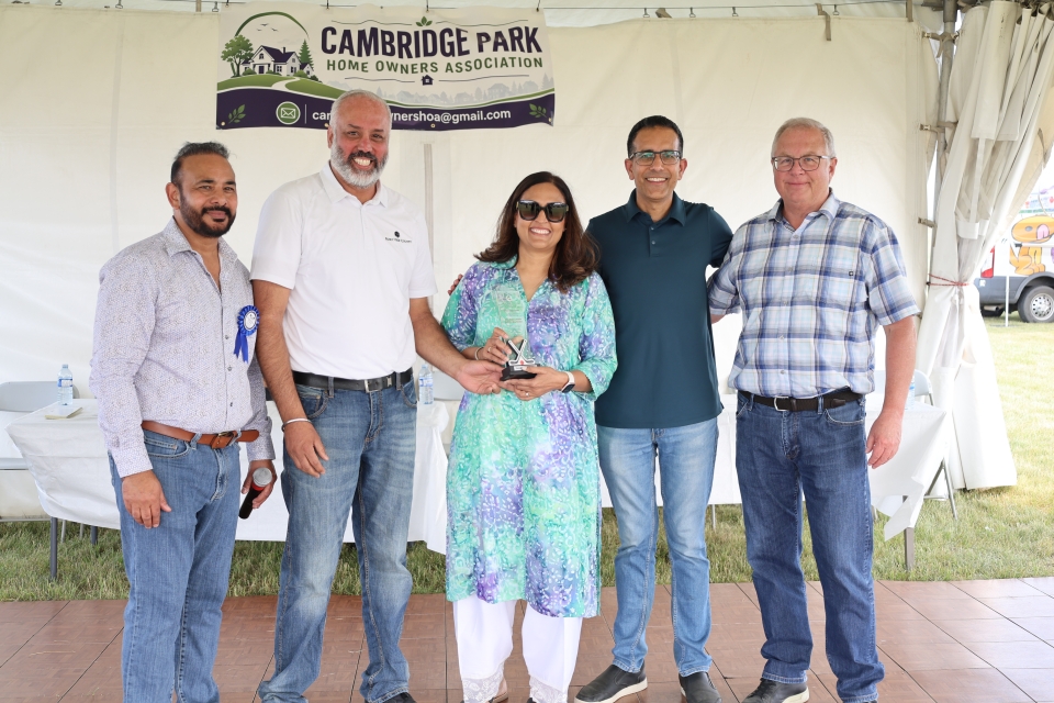 Fateh Singh Ranu's parents accepted the award on his behalf.